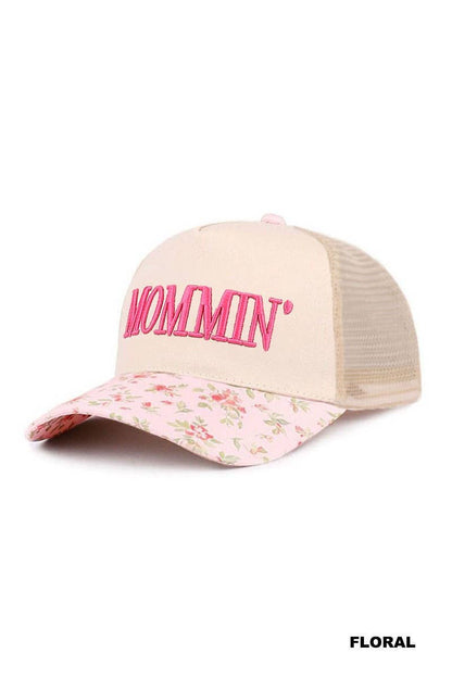 Mommin' Two Tone Mesh Snapback Hat