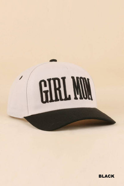Girl Mom Two Tone Snapback Hat