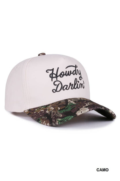 `Two Tone Canvas Baseball Cap
