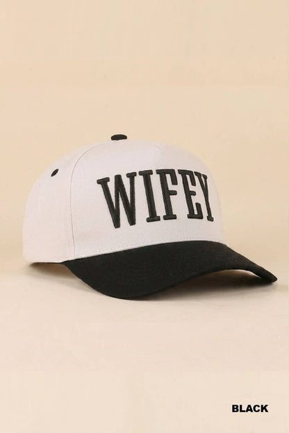 Wifey / Happy Wife / Auntie Two Tone Snapback Hat