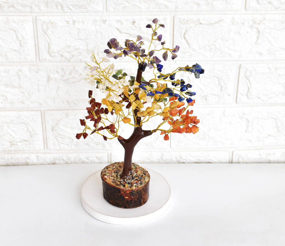 300 Chips Gemstone Tree | 7 Chakra Tree