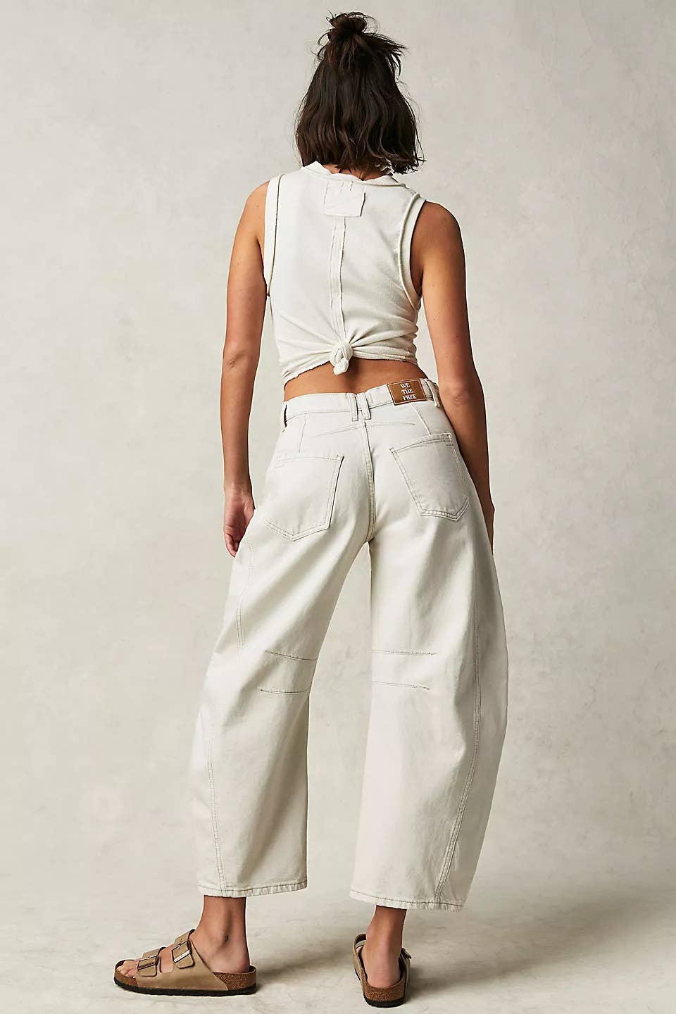 Wide Leg Jeans High Waist Loose Fit