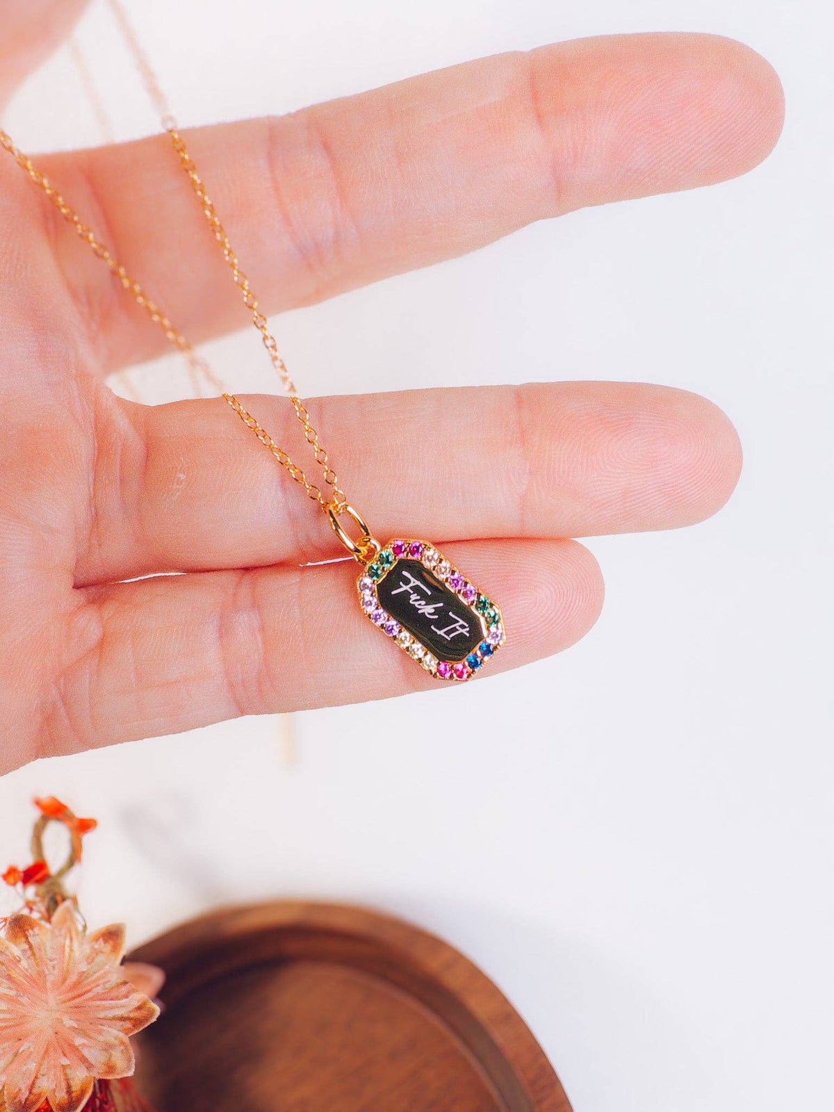 F*ck It Rainbow Necklace