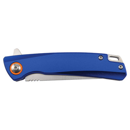 Bison River 4" Blue Everyday Carry Knife with Ball Bearing Open Mechanism