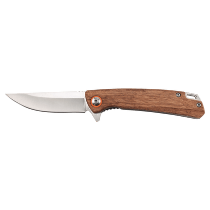 Bison River 4" Wood Everyday Carry Knife with Ball Bearing Open Mechanism