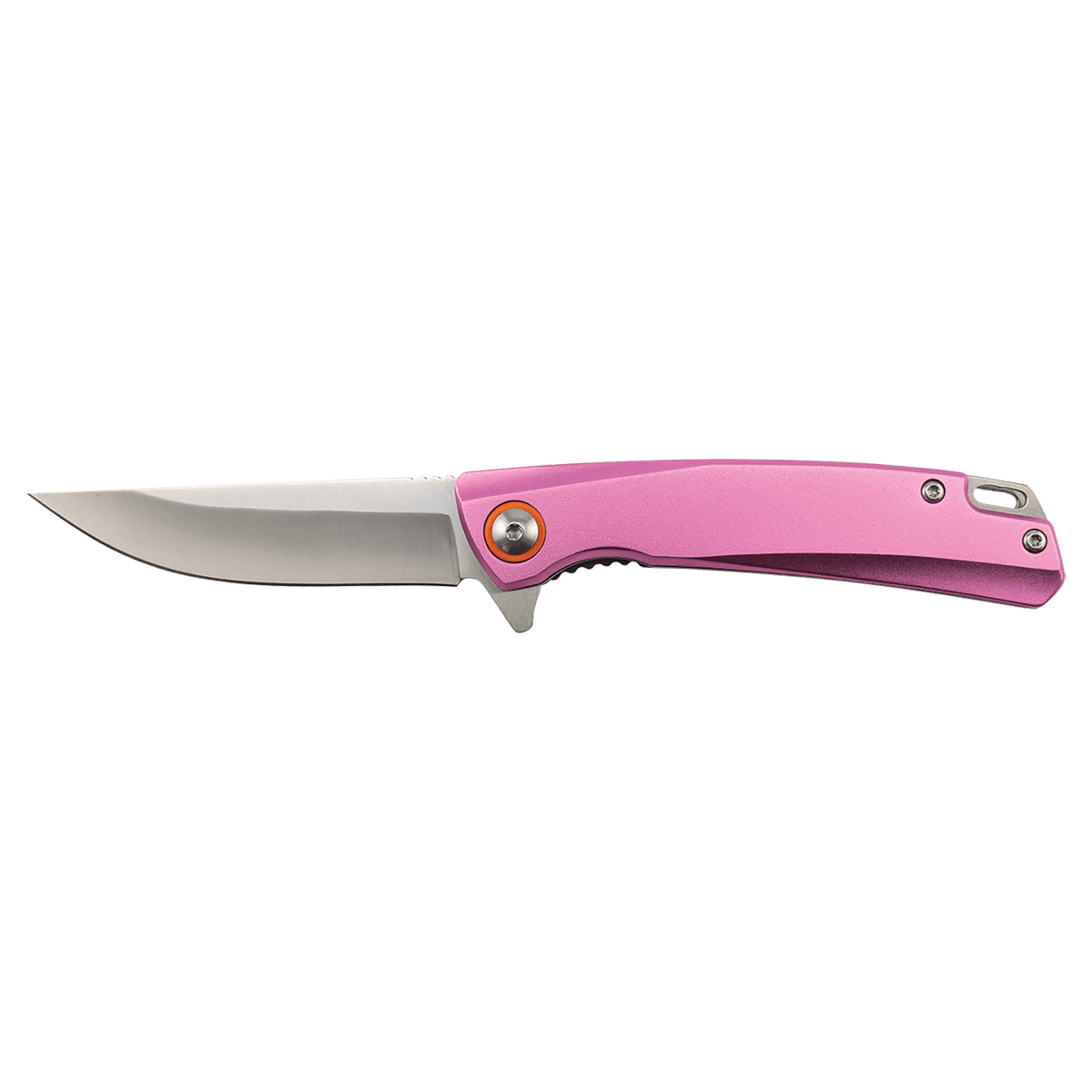 Bison River 4" Pink Everyday Carry Knife with Ball Bearing Open Mechanism