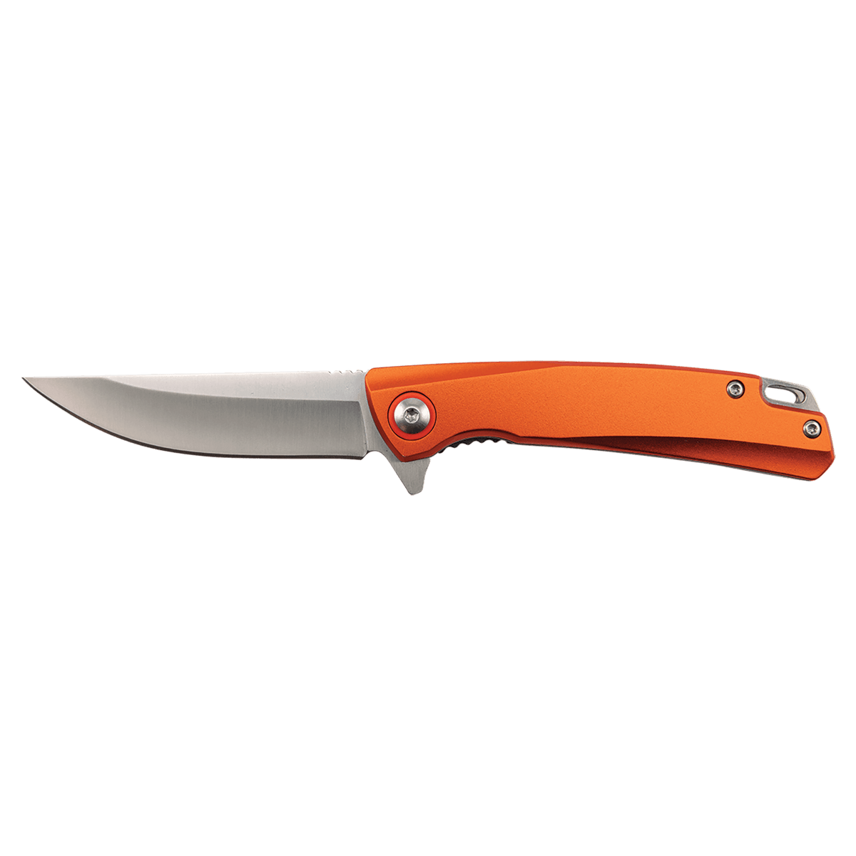 Bison River 4" Orange Everyday Carry Knife with Ball Bearing Open Mechanism