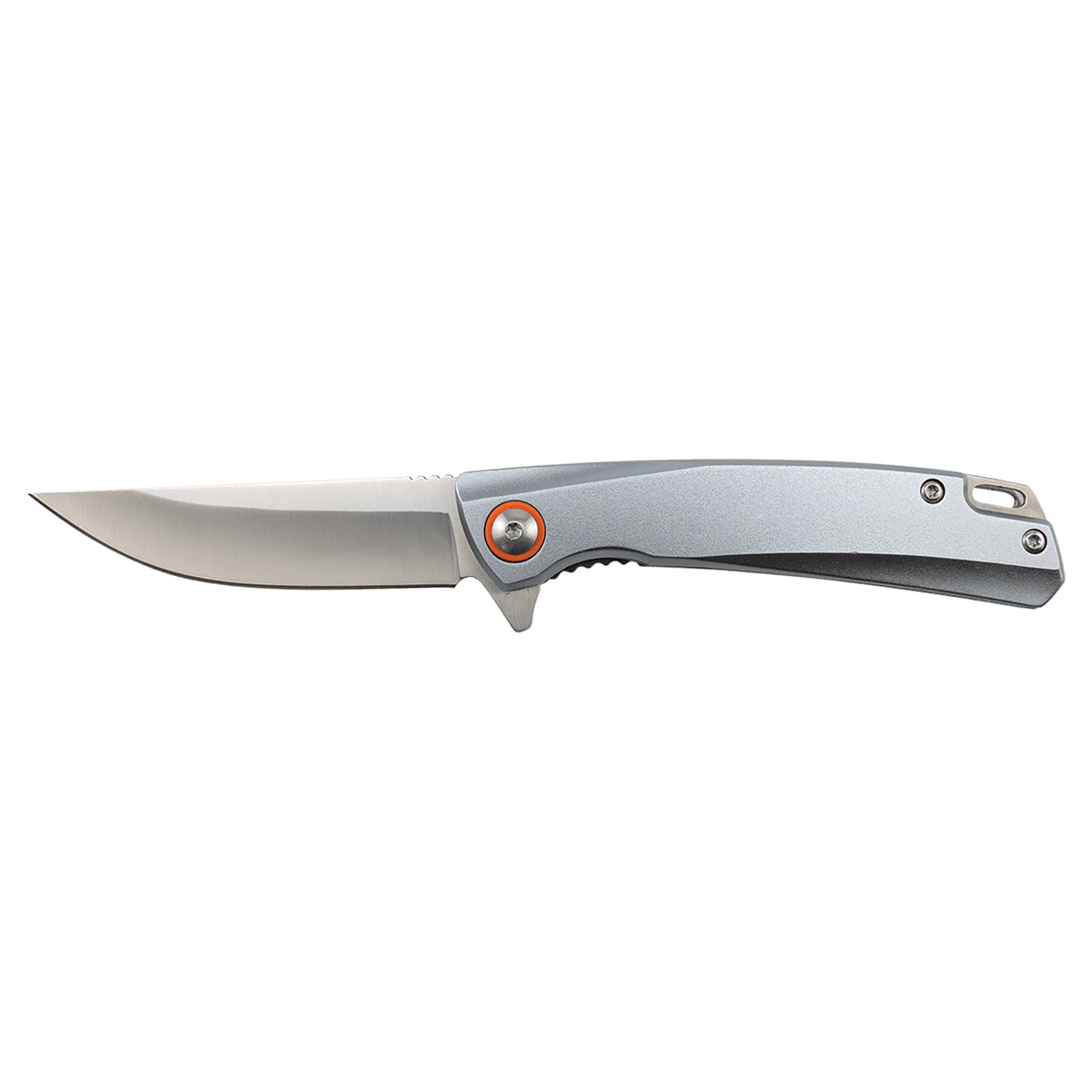 Bison River 4" Gray Everyday Carry Knife with Ball Bearing Open Mechanism