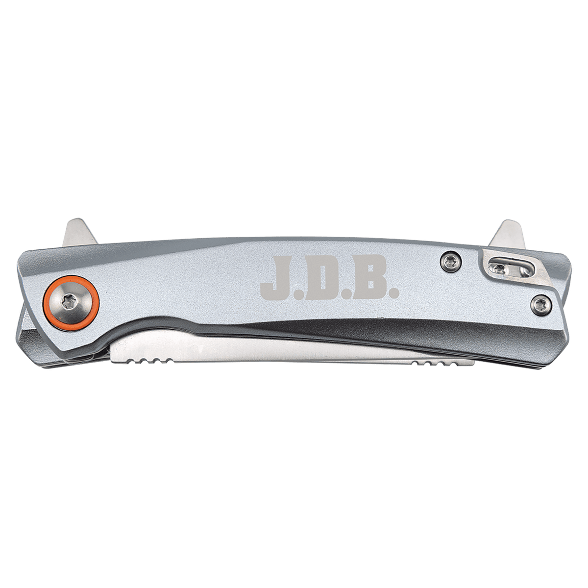 Bison River 4" Gray Everyday Carry Knife with Ball Bearing Open Mechanism