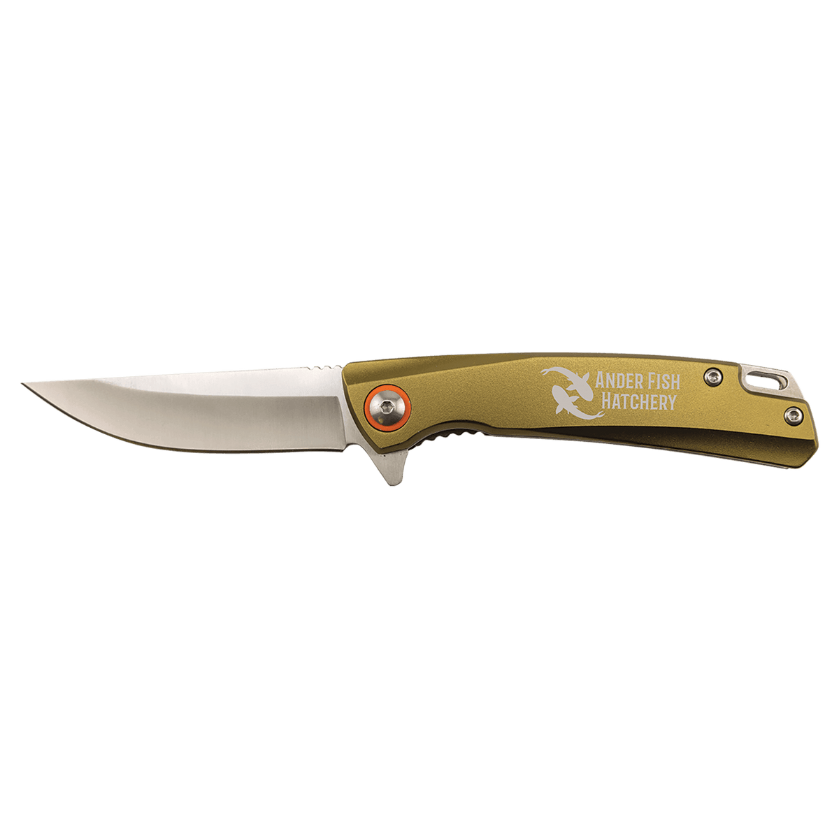 Bison River 4" Flat Dark Earth Everyday Carry Knife with Ball Bearing Open Mechanism