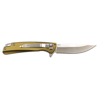 Bison River 4" Flat Dark Earth Everyday Carry Knife with Ball Bearing Open Mechanism
