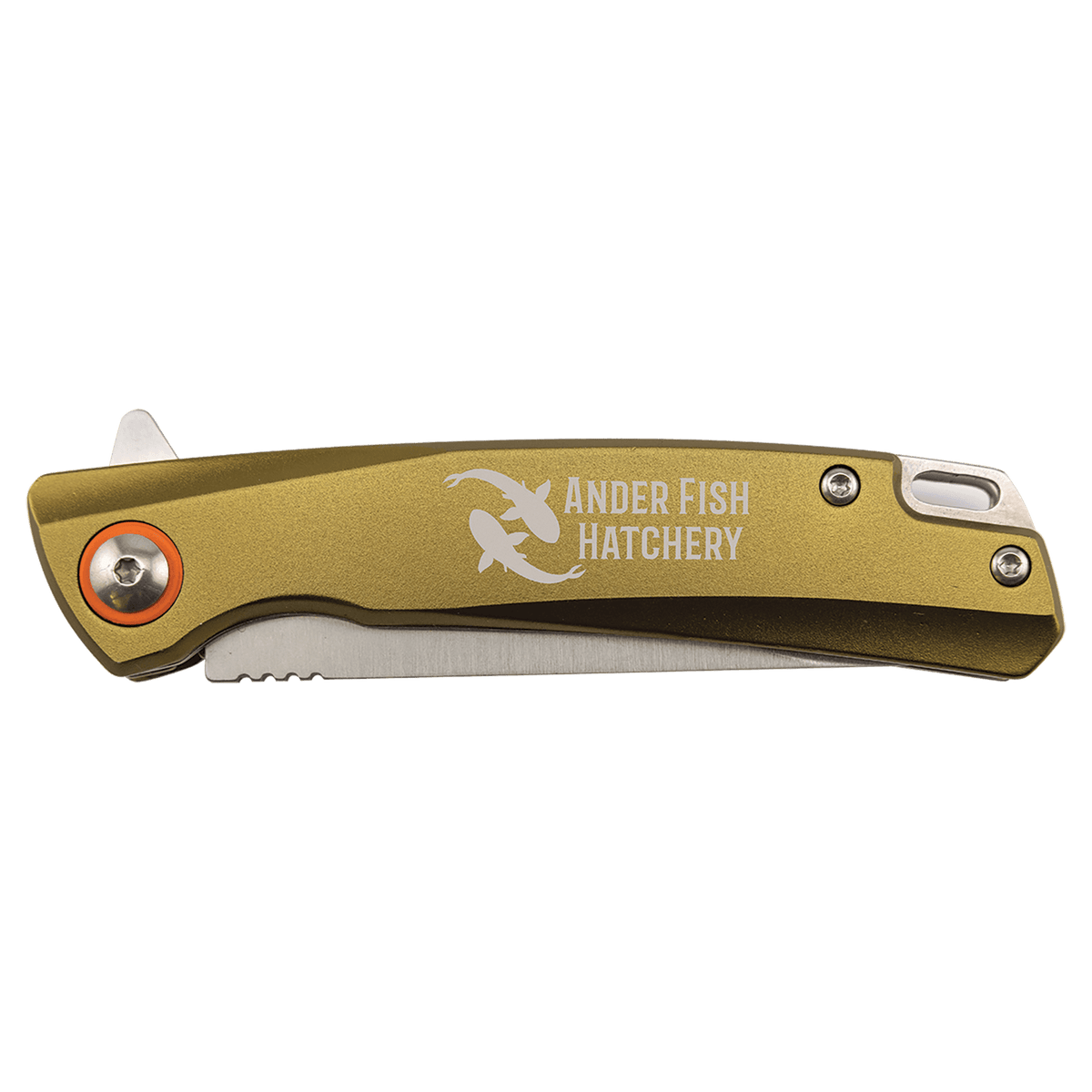 Bison River 4" Flat Dark Earth Everyday Carry Knife with Ball Bearing Open Mechanism