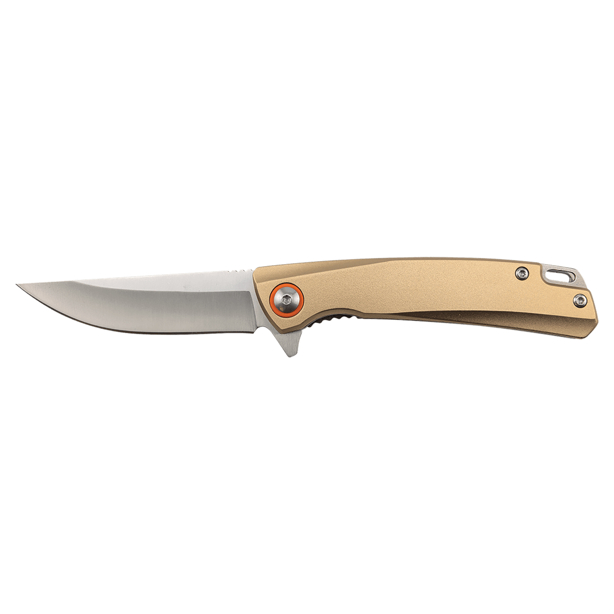 Bison River 4" Sand Everyday Carry Knife with Ball Bearing Open Mechanism
