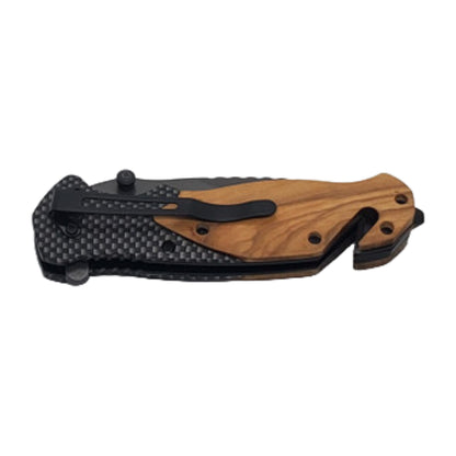 Olive Wooden Handle Pocketknives