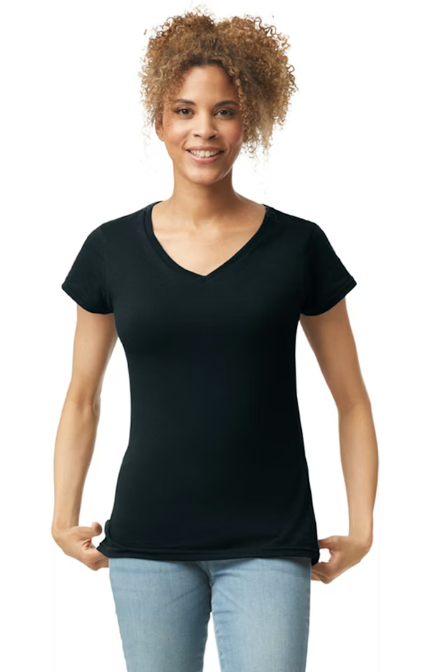 Gildan G64VL - Women's SoftStyle® Fitted V-Neck T-Shirt
