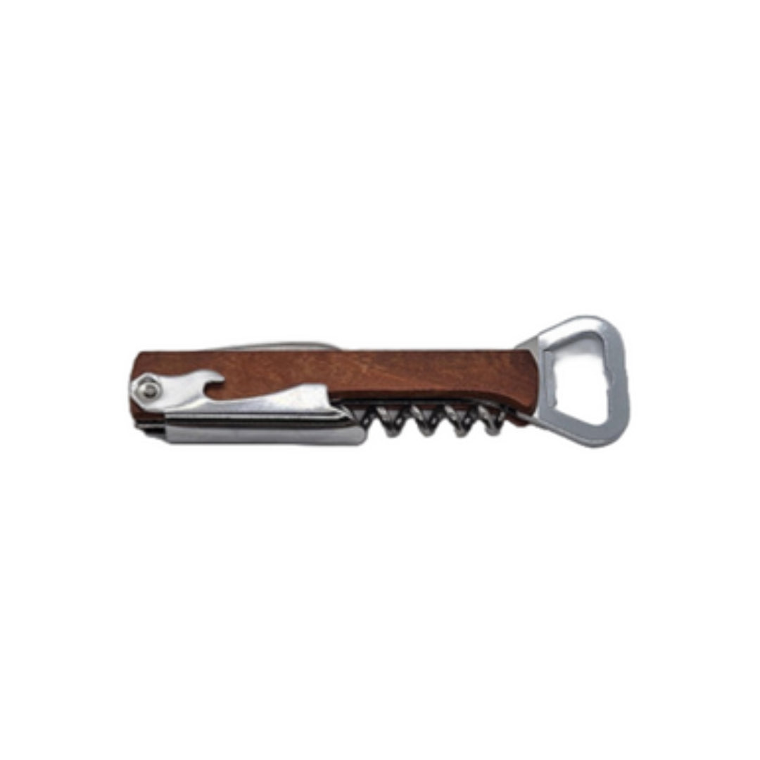 Wine Tool Corkscrew & Bottle Opener - Any Text, Any Logo