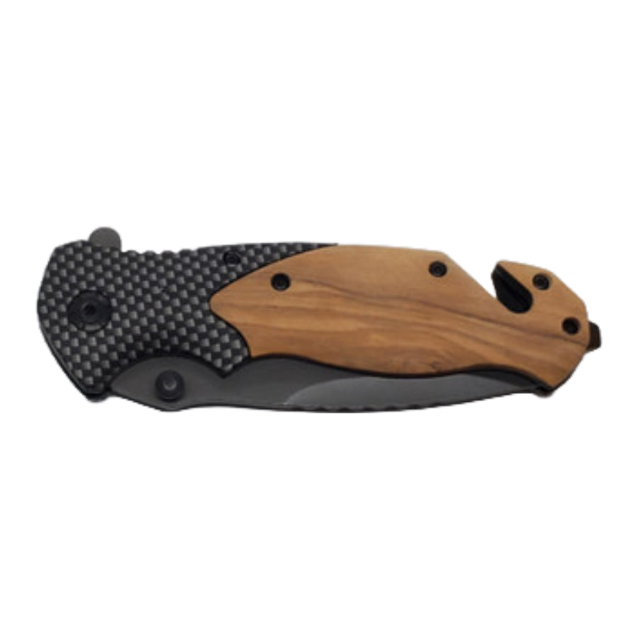 Olive Wooden Handle Pocketknives