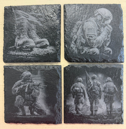 Set of Slate Coasters