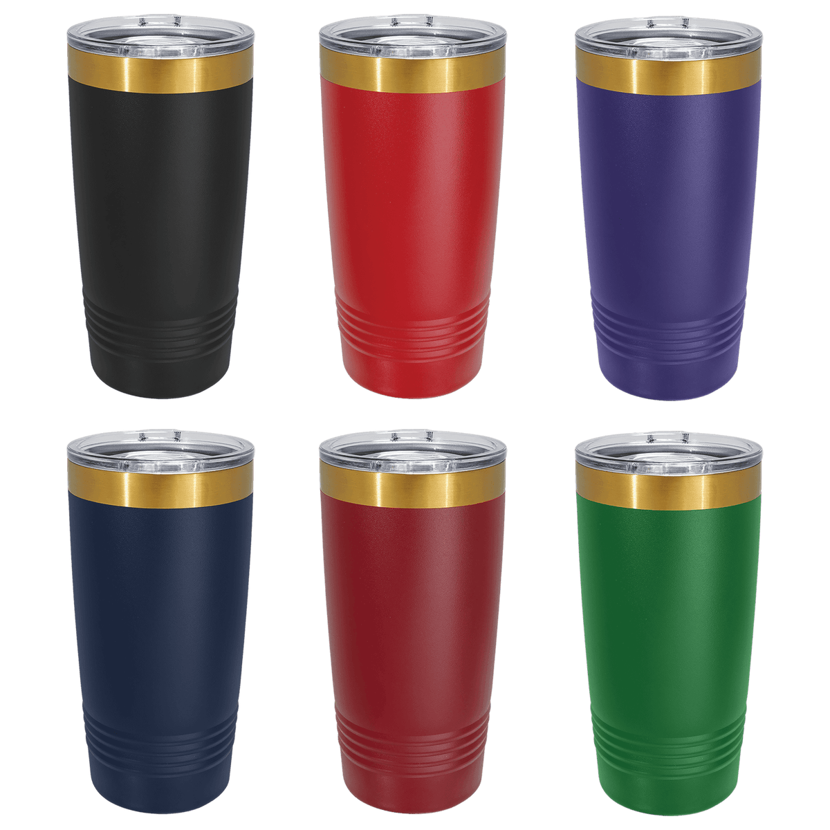 Polar Camel 20 oz. ION-Plated Ringneck Tumbler with Slider Lid