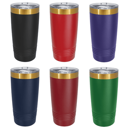Polar Camel 20 oz. ION-Plated Ringneck Tumbler with Slider Lid
