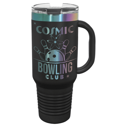 Polar Camel 40 oz. Prism Travel Mug with Handle & Straw