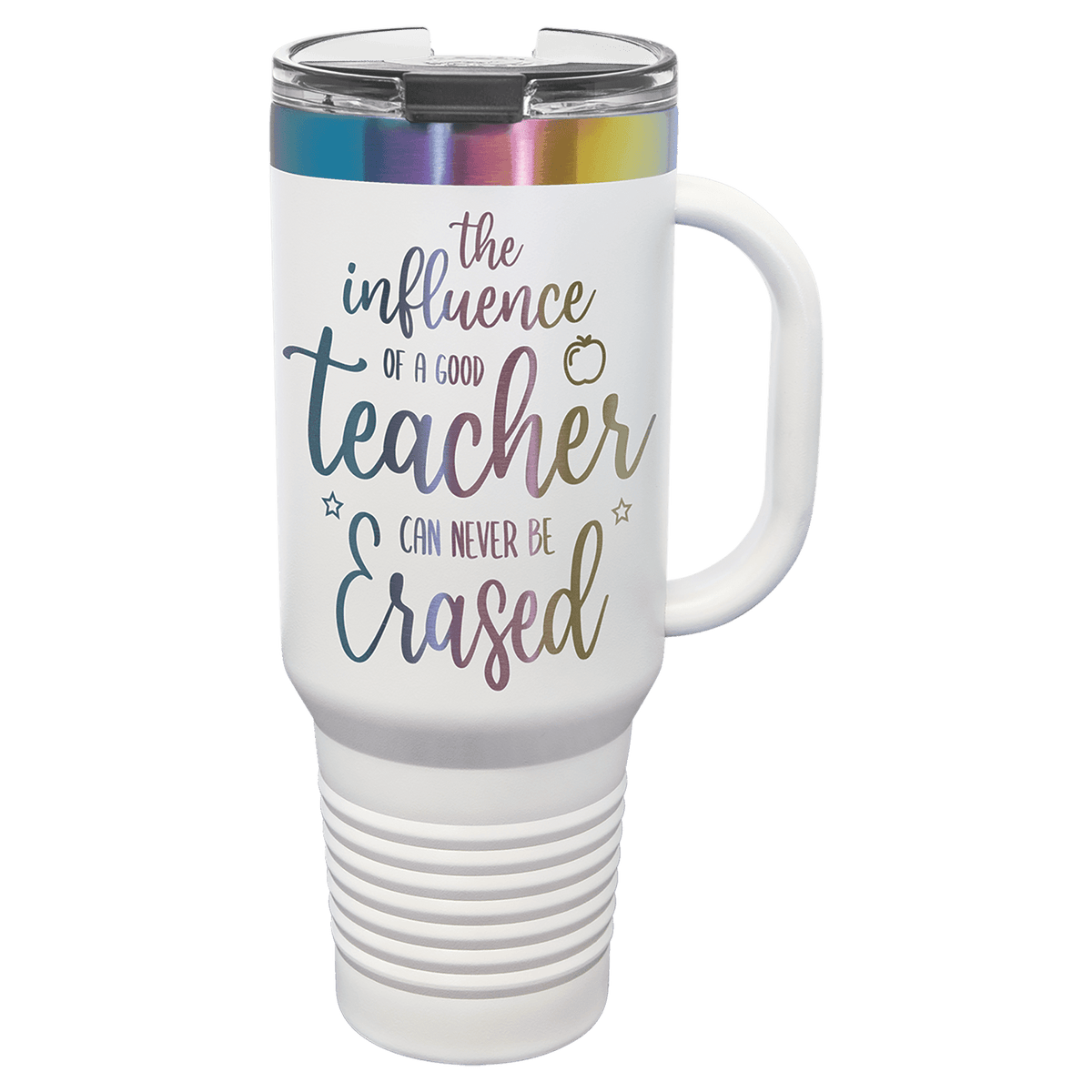 Polar Camel 40 oz. Prism Travel Mug with Handle & Straw
