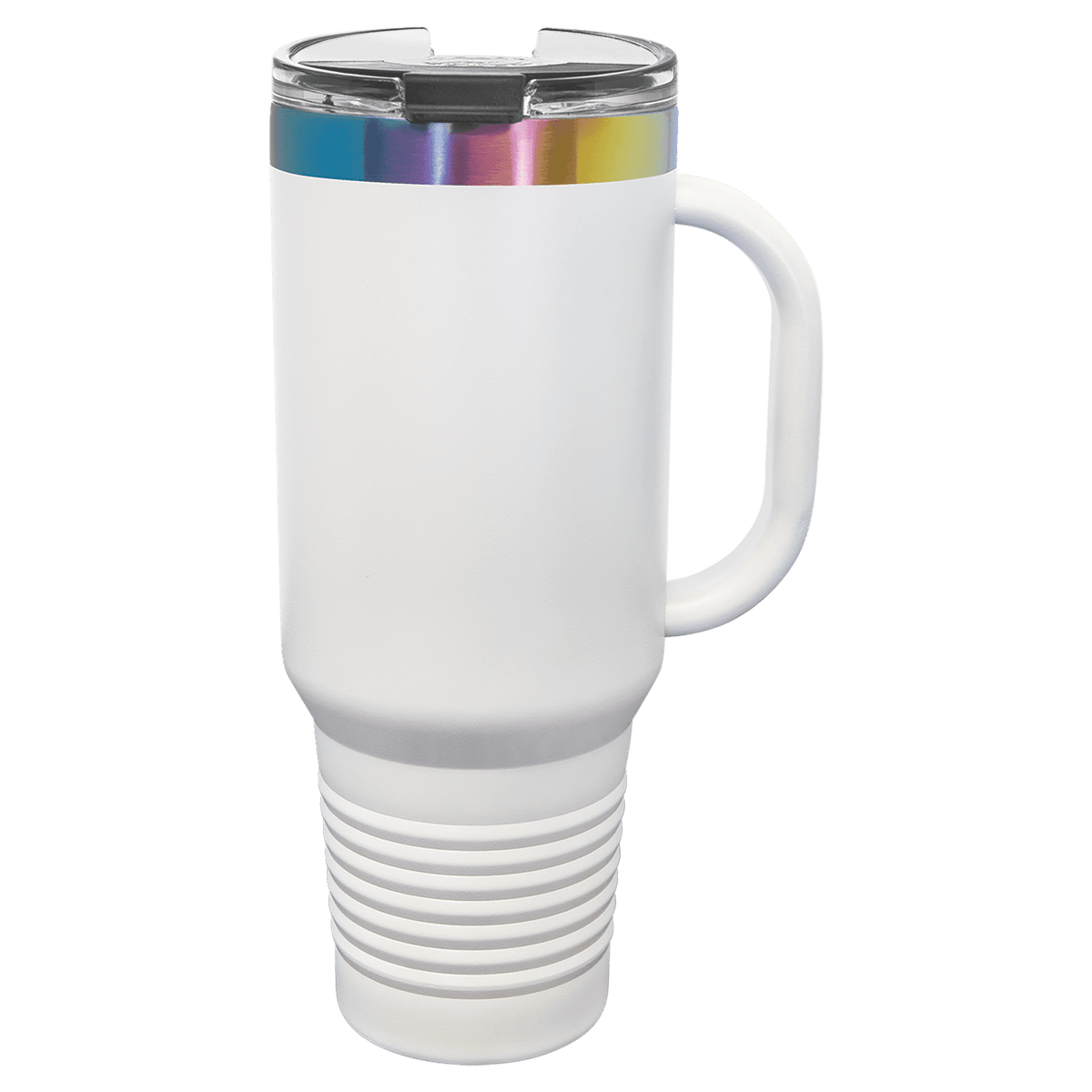 Polar Camel 40 oz. Prism Travel Mug with Handle & Straw