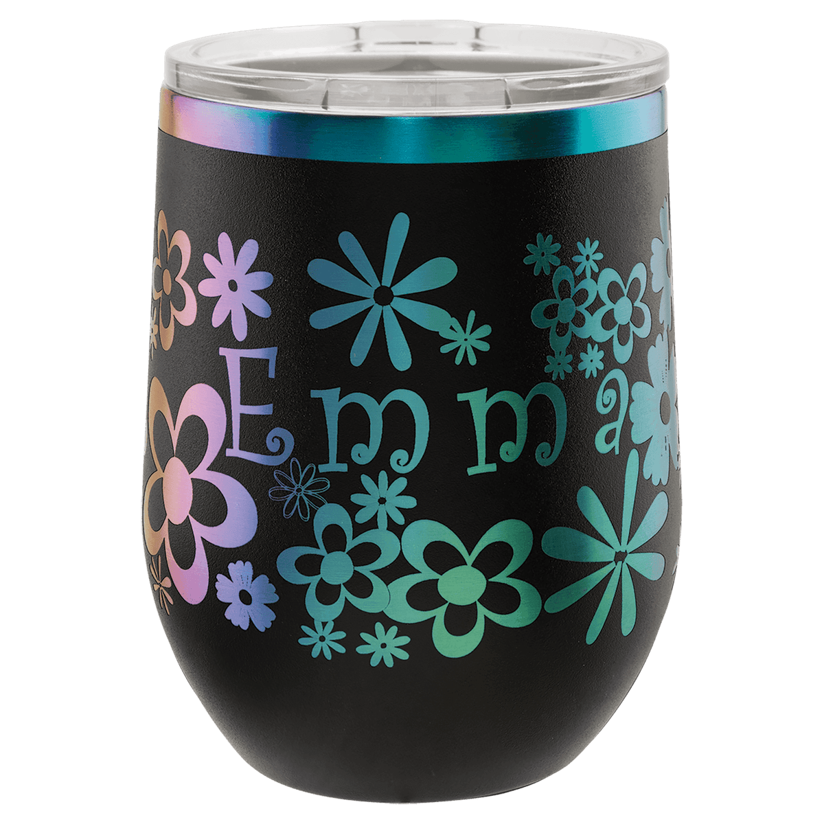 Polar Camel 12 oz. Prism Stemless Wine Tumbler with Standard Lid