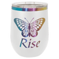 Polar Camel 12 oz. Prism Stemless Wine Tumbler with Standard Lid