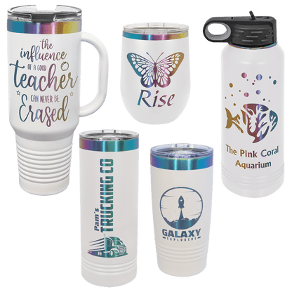Polar Camel 12 oz. Prism Stemless Wine Tumbler with Standard Lid