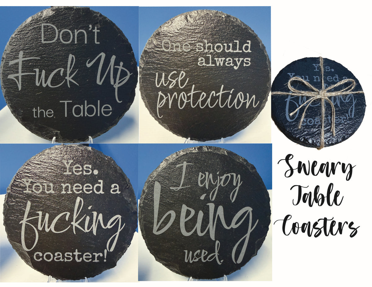 Set of Slate Coasters