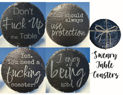 Set of Slate Coasters