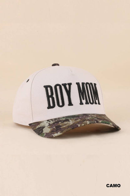 Boy Mom Two Tone Snapback Hat Zenana Consgt.