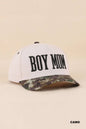 Boy Mom Two Tone Snapback Hat Zenana Consgt.