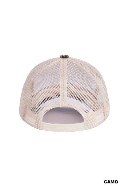 Expensive & Difficult Two Tone Mesh Snapback Hat