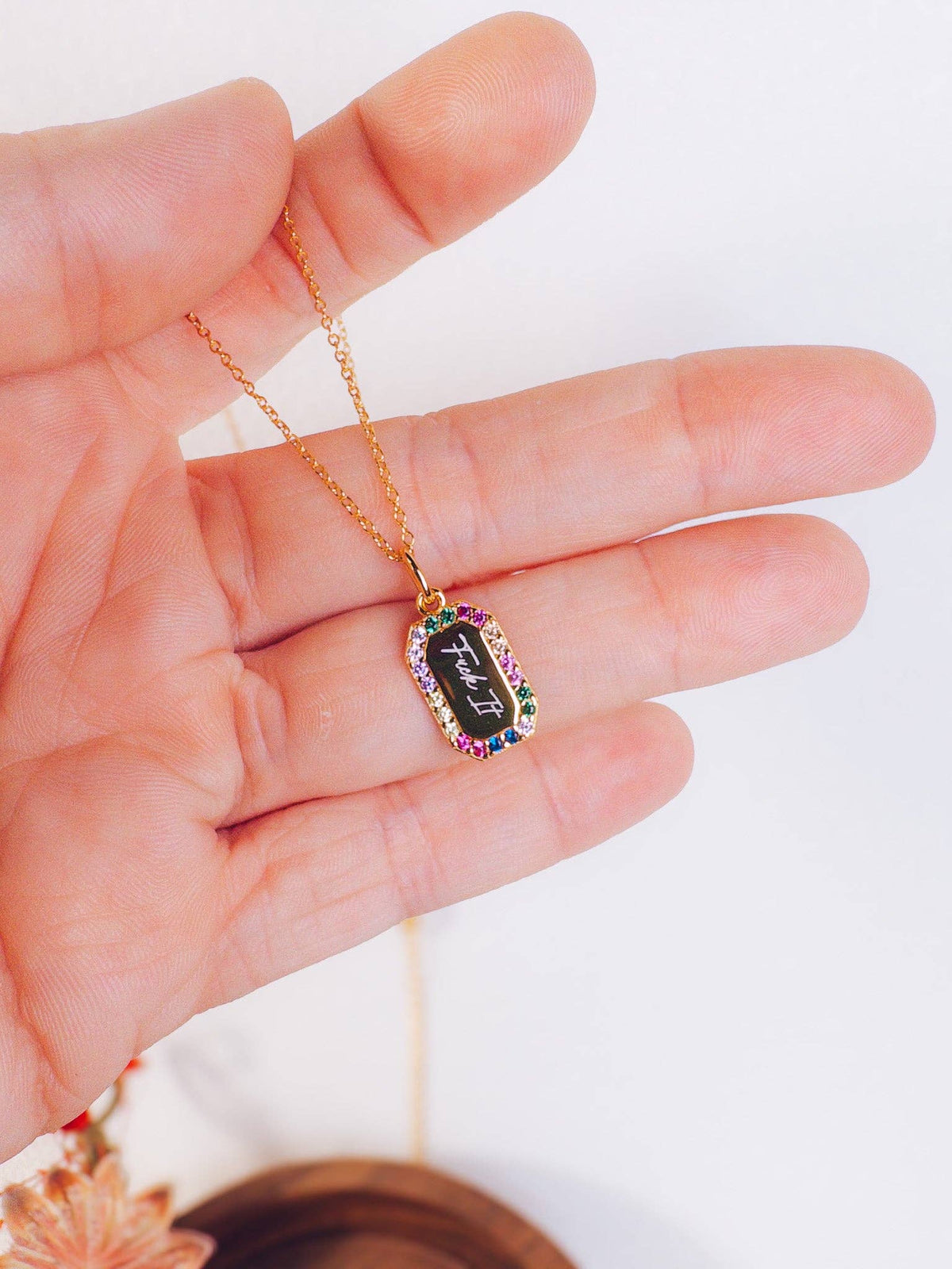 F*ck It Rainbow Necklace