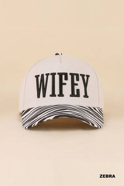 Wifey / Happy Wife / Auntie Two Tone Snapback Hat