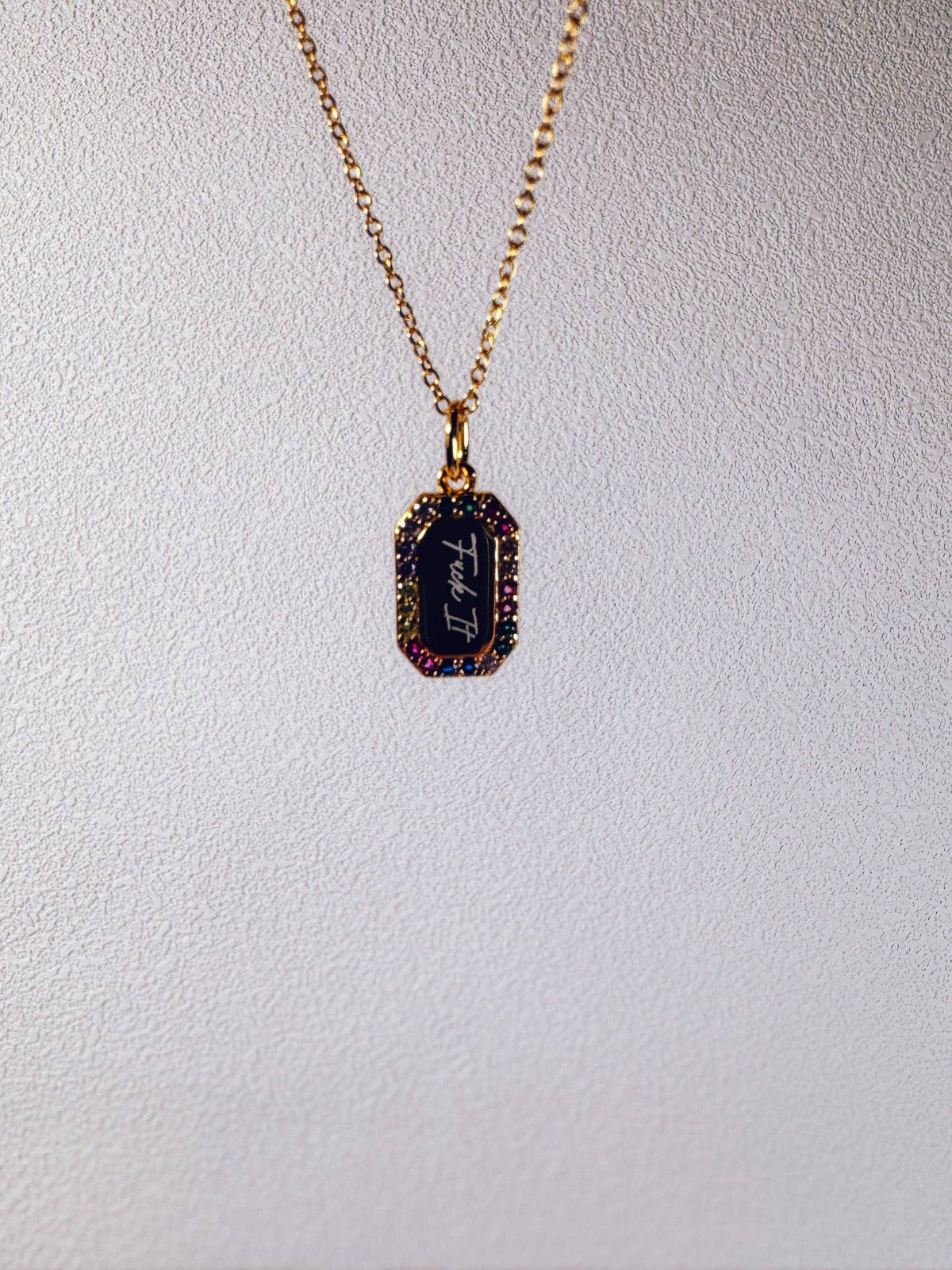 F*ck It Rainbow Necklace