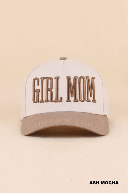 Girl Mom Two Tone Snapback Hat