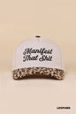 Manifest That Shit Two Tone Snapback Hat