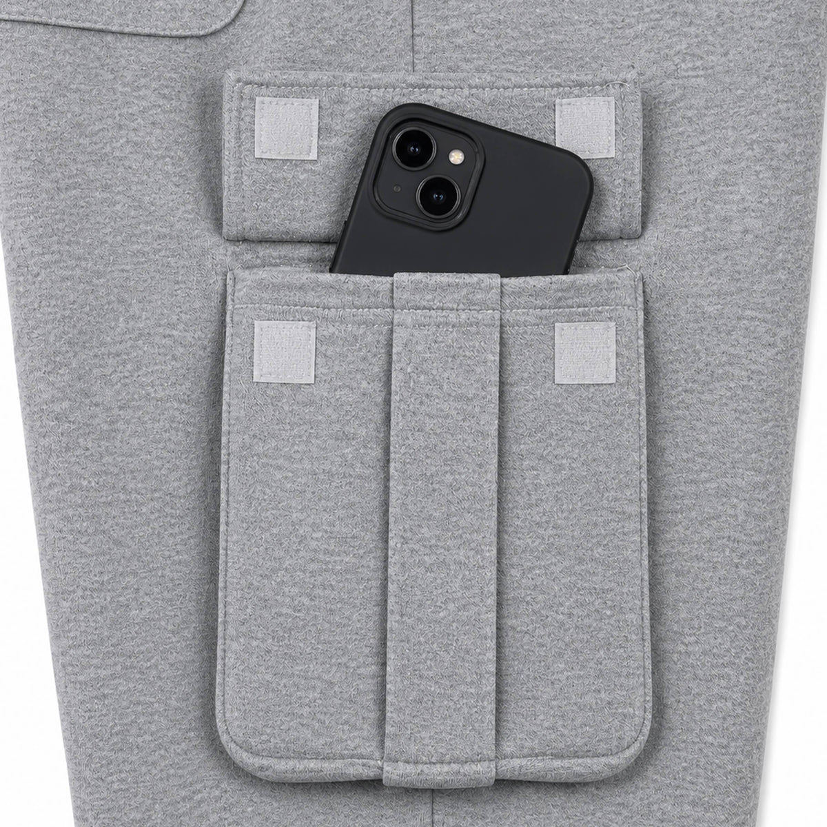 Womens Fleece-Lined Cargo Sweatpant