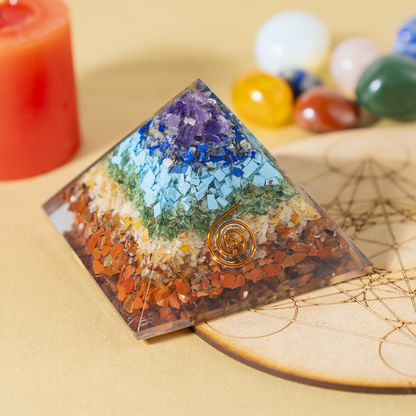 Orgone 7 Chakra Pyramid