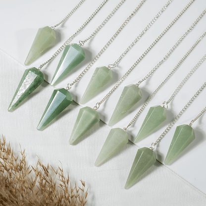 Gemstone Dowsing Pendulum | Chakra Healing Tool | Reiki Tool