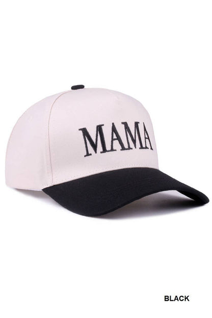 `Two Tone Canvas Baseball Cap