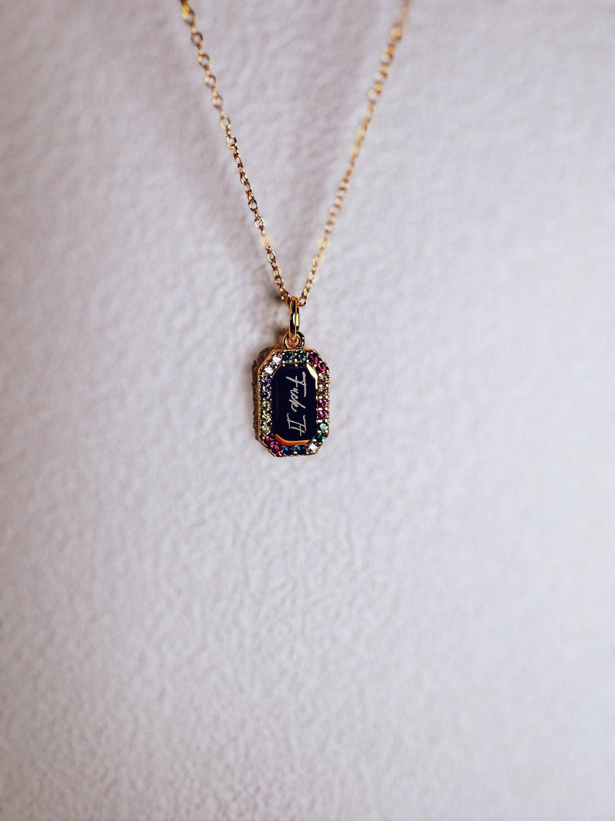 F*ck It Rainbow Necklace