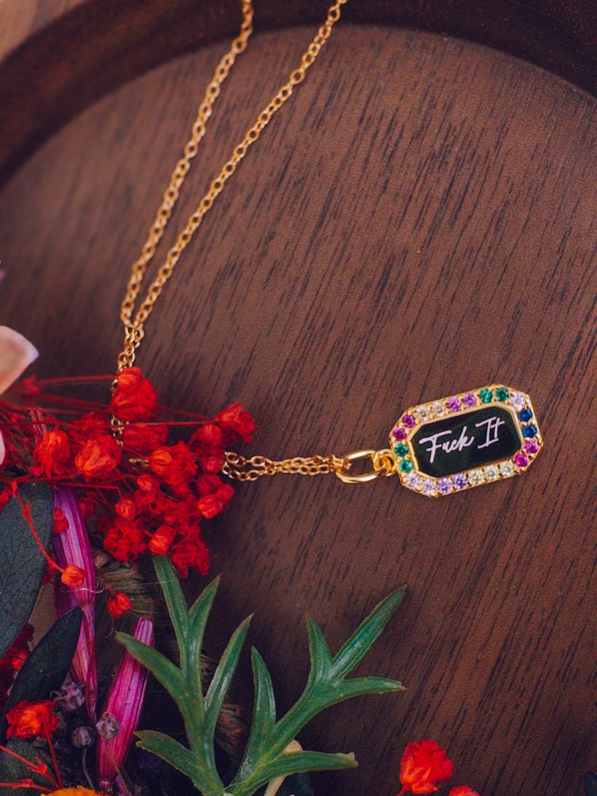 F*ck It Rainbow Necklace