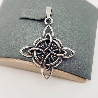 Viking Celtic Knot Stainless Steel Pendant