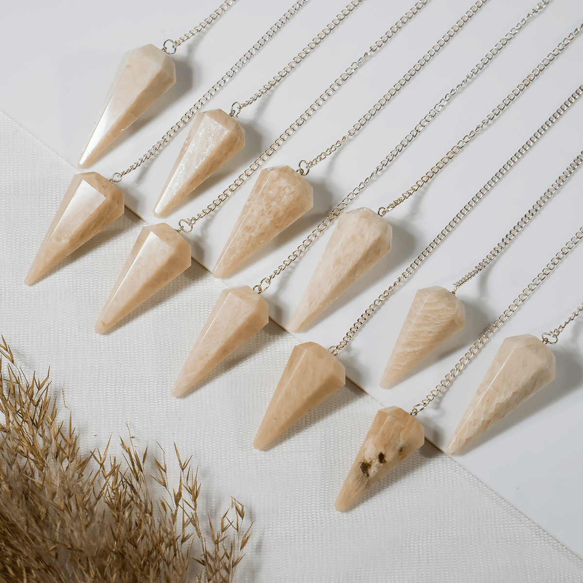 Gemstone Dowsing Pendulum | Chakra Healing Tool | Reiki Tool