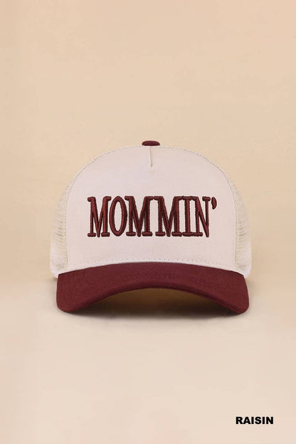 Mommin' Two Tone Mesh Snapback Hat