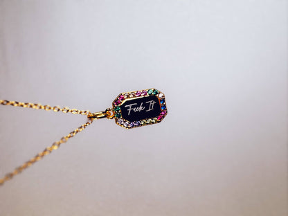 F*ck It Rainbow Necklace